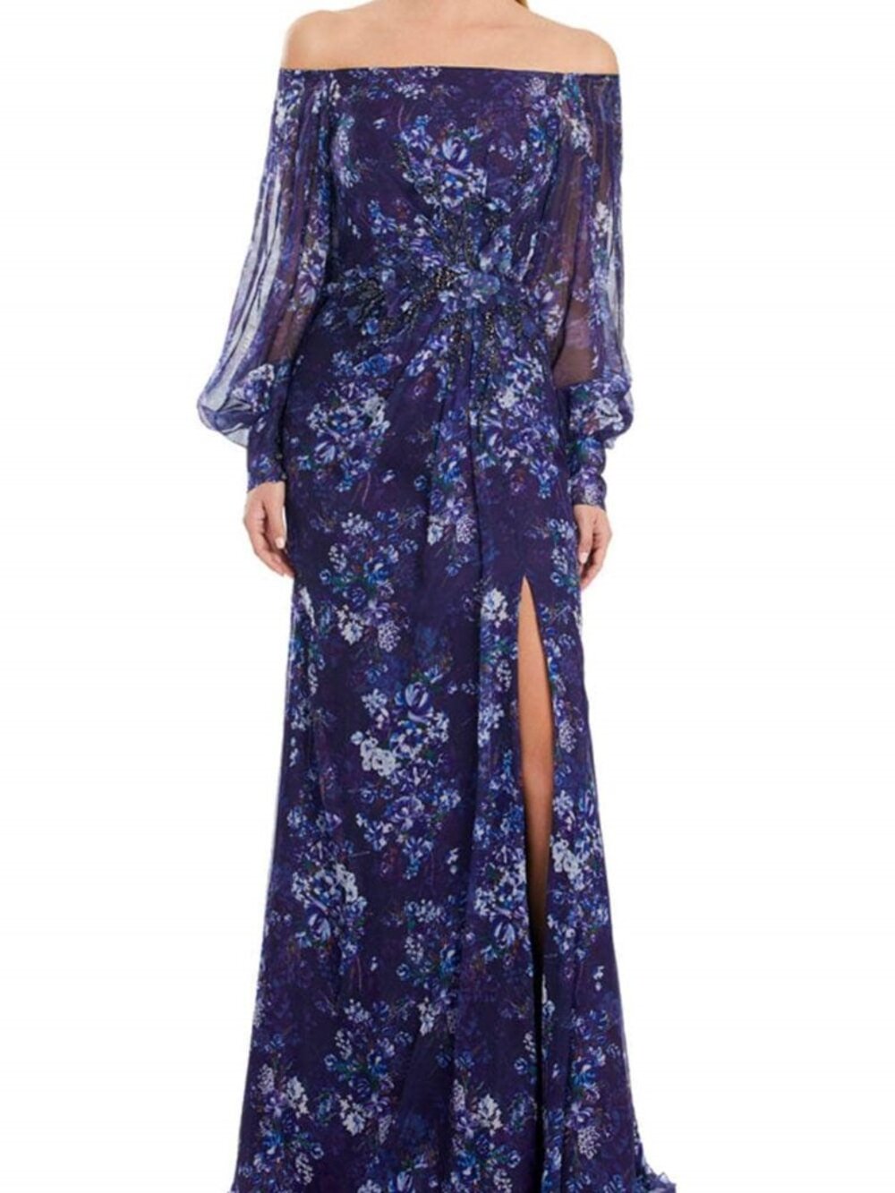 NWT Alexander by Daymor 3045S25 Formal Gown Hydrangea Bouquet Size 16